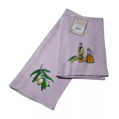 Set of towels Souvenir diz.6 Olive 2 pcs 45x75 cm TM Yaroslav