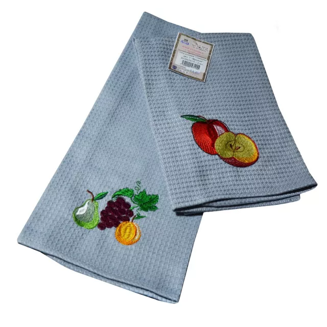 Набір рушників Сувенірних диз.7 Фрукти 2 шт 45х75 см ТМ Ярослав