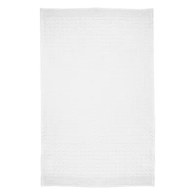 Рушник вафельний з бордюром 45х75 см білий ТМ Ярослав