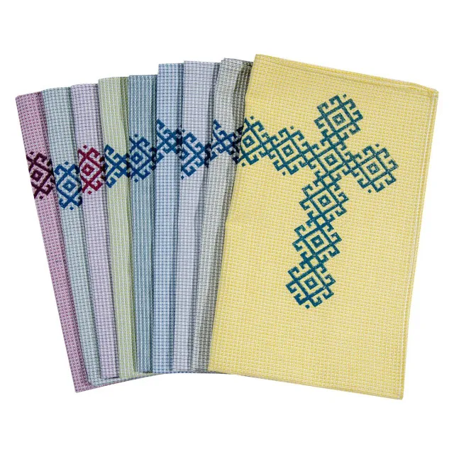 Рушник вафельний з друком Вишиванка 45х75 см ТМ Ярослав