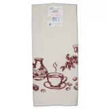 Towel waffle with a print Coffee 45x75 cm TM Yaroslav