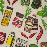 Рушник вафельний з друком v143 45х75 см ТМ Ярослав