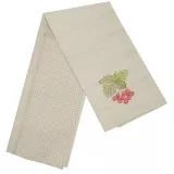 Semi-linen towel with embroidery TM Yaroslav 004 art.121/16 45x75 cm 