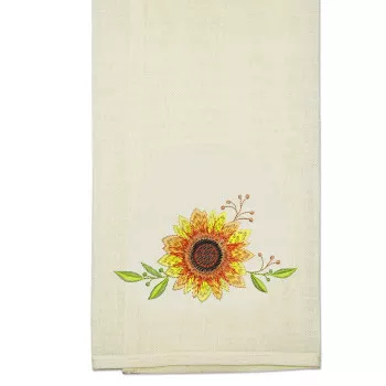 Napkin semi-linen with embroidery sunflower TM Yaroslav<