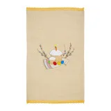 Napkin semi-linen Easter with embroidery and lace TM Yaroslav Napkin semi-linen Easter with embroidery and lace TM Yaroslav