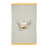 Napkin semi-linen Easter with embroidery and lace TM Yaroslav Napkin semi-linen Easter with embroidery and lace TM Yaroslav