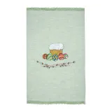 Napkin semi-linen Easter with embroidery and lace TM Yaroslav Napkin semi-linen Easter with embroidery and lace TM Yaroslav