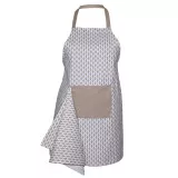 Фартух з рушником Yaroslav Home м.К-174 пісочний D12 ТМ Ярослав Фартух з рушником Yaroslav Home м.К-174 пісочний D12 ТМ Ярослав