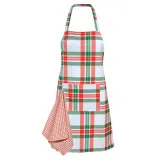 Apron with towel Yaroslav Home m.K-174 red cell TM Yaroslav