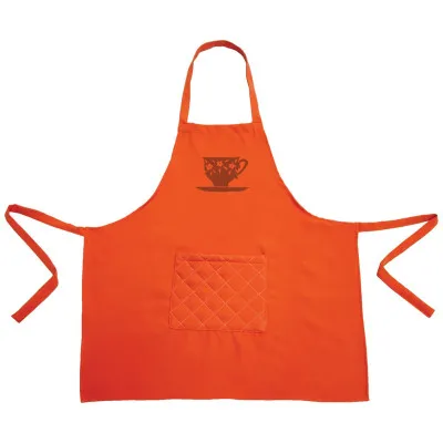 Фартух кухонний К-524 помаранчевий ТМ Ярослав