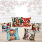 Pillow decorative Christmas 35x35 cm TM Yaroslav Pillow decorative Christmas 35x35 cm TM Yaroslav