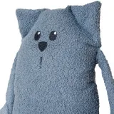 Подушка декоративна Кіт І-536 велюр синя 25х33 см ТМ Ярослав Подушка декоративна Кіт І-536 велюр синя 25х33 см ТМ Ярослав