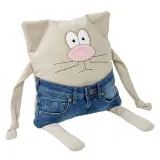 Pillow decorative Cat in jeans m.923-1 40×40 cm TM Yaroslav