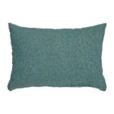 Подушка декоративна велюр смарагдова 35х50 см ТМ Ярослав