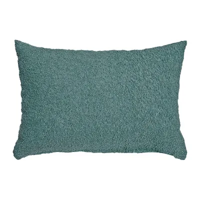Подушка декоративна велюр смарагдова 35х50 см ТМ Ярослав