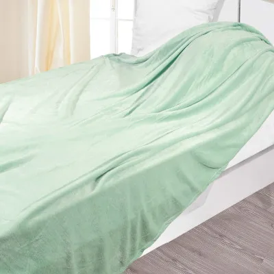 Плед дитячий флісовий салатовий 100х140 см ТМ Ярослав