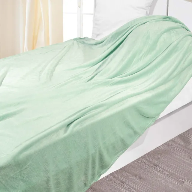 Plaid children's fleece light green 100x140 cm TM Yaroslav