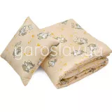 Set of children's calico/silicone blanket and pillow TM Yaroslav