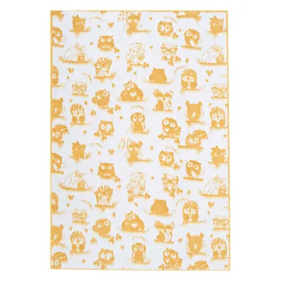 Blanket сhildren's cotton dis.12/50 Owls 100x140 cm TM Yaroslav