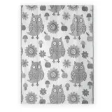 Blanket сhildren's cotton dis.5/31 Owls 100x140 cm TM Yaroslav