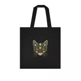 Еко-сумка м.Р-395/1 з вишивкою Квітковий котик ТМ Ярослав