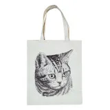 Ecological bag м.Р-396 Black and white cat 42x40 cm TM Yaroslav