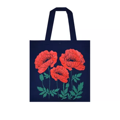 Ecological bag м.Р-396 Poppies 42x40 cm TM Yaroslav