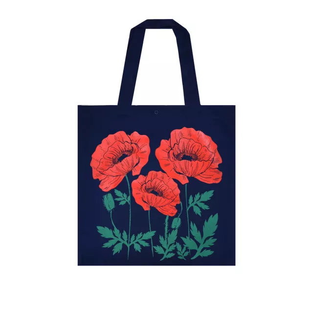 Ecological bag м.Р-396 Poppies 42x40 cm TM Yaroslav Ecological bag м.Р-396 Poppies 42x40 cm TM Yaroslav