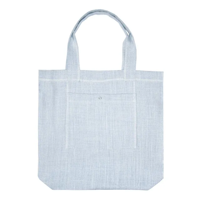 Bag linen m.R-537 with a pocket blue 37×40 cm TM Yaroslav