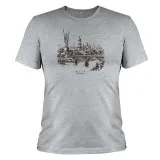 T-shirt print Kyiv m.45 gray melange TM Yaroslav
