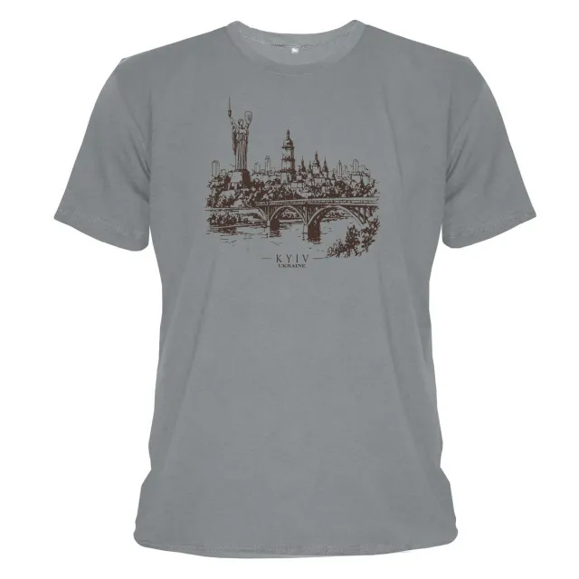 T-shirt print Kyiv m.45 dark gray TM Yaroslav
