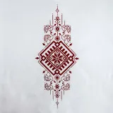 Футболка з принтом Вишиванка м.45 біла ТМ Ярослав