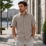 T-shirt linen m.F-230 beige TM Yaroslav