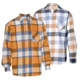 Men's flannel shirt m.F-139 TM Yaroslav orange cell