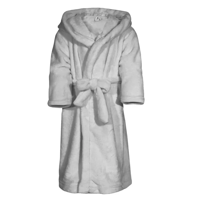 Children's fleece bathrobe TM Yaroslav m.D-003 gray