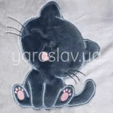 Костюм детский флисовый ТМ "Ярослав" м.843-1 серый с котом