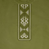 T-shirt Vyshyvanka m.623-K khaki TM Yaroslav