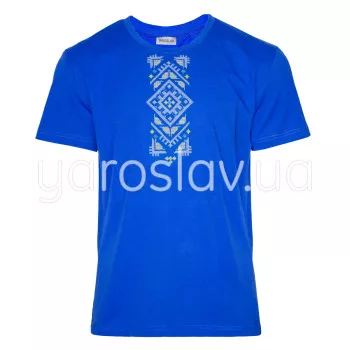Футболка "Вишиванка" м.623-К синя