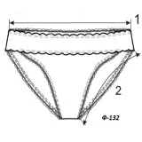 Briefs women's knit m.F-132 cotton gray TM Yaroslav Briefs women's knit m.F-132 cotton gray TM Yaroslav