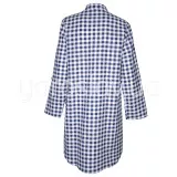 Tunic flannel m.F-058 white and blue check