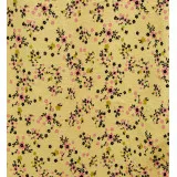 Халат трикотаж м.Ф-080 квіти на гірчичному ТМ Ярослав