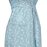Bathrobe knitwear m.F-120 Flowers on turquoise TM Yaroslav Bathrobe knitwear m.F-120 Flowers on turquoise TM Yaroslav