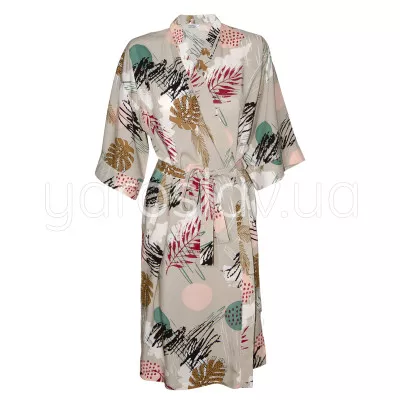 Bathrobe with the smell of viscose m.F-310 beige TM Yaroslav