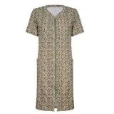 Bathrobe with a zipper knit m.F-461 flowers on mustard TM Yaroslav Bathrobe with a zipper knit m.F-461 flowers on mustard TM Yaroslav