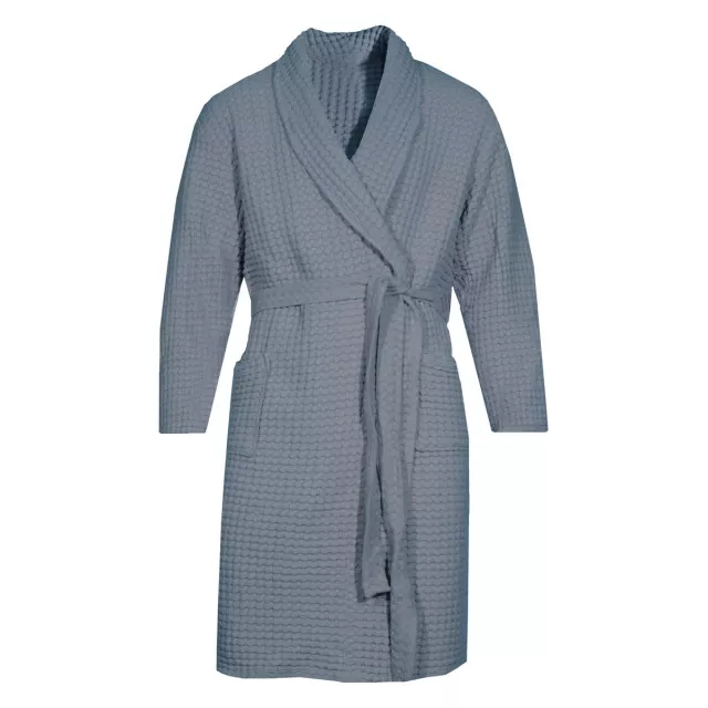 Bathrobe waffle 3D F-499 gray TM Yaroslav