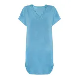Нічна сорочка кулір з еластаном м.Ф-124 блакитна ТМ Ярослав