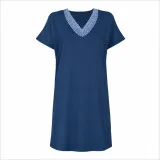Nightgown knitted with elastane m.F-124 blue TM Yaroslav