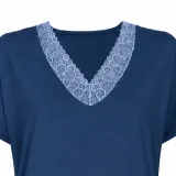 Nightgown knitted with elastane m.F-124 blue TM Yaroslav