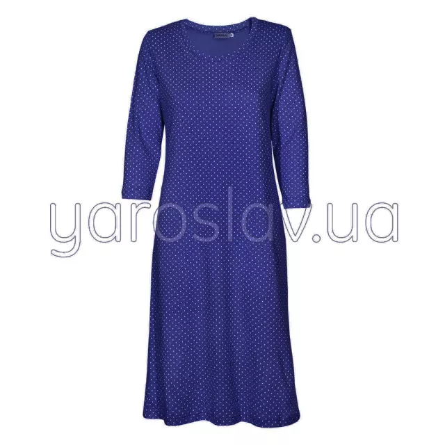 Interlock nightgown TM Yaroslav m.F-043 dark blue