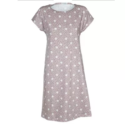 Нічна сорочка м.538 квіти на пудрі ТМ Ярослав